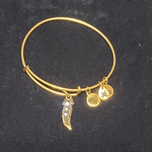 Alex & Ani Coppure Swarovski Feather Brace… - Picture 5 of 10